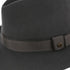 Tampa - Walrus Hats Grey Center Dent Wool Felt Fedora Hat